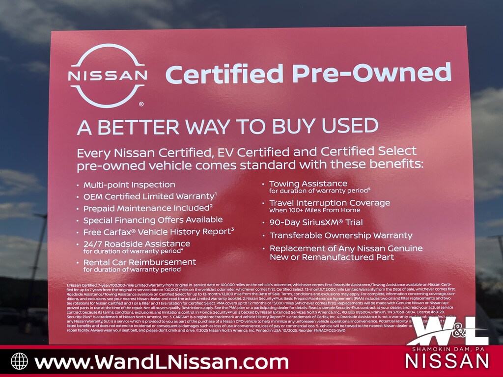 Certified 2025 Nissan Murano SL SUV