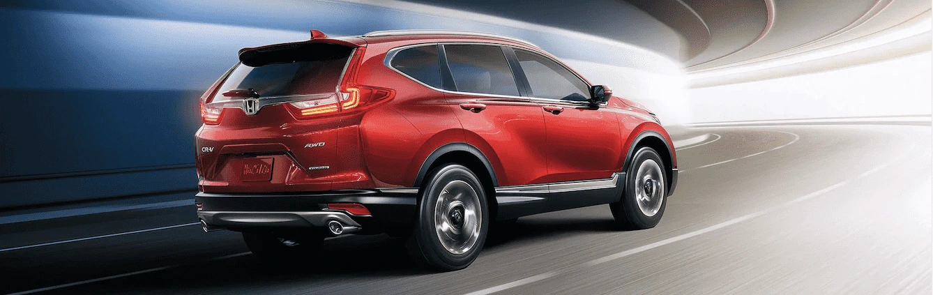 Red Honda CR-V