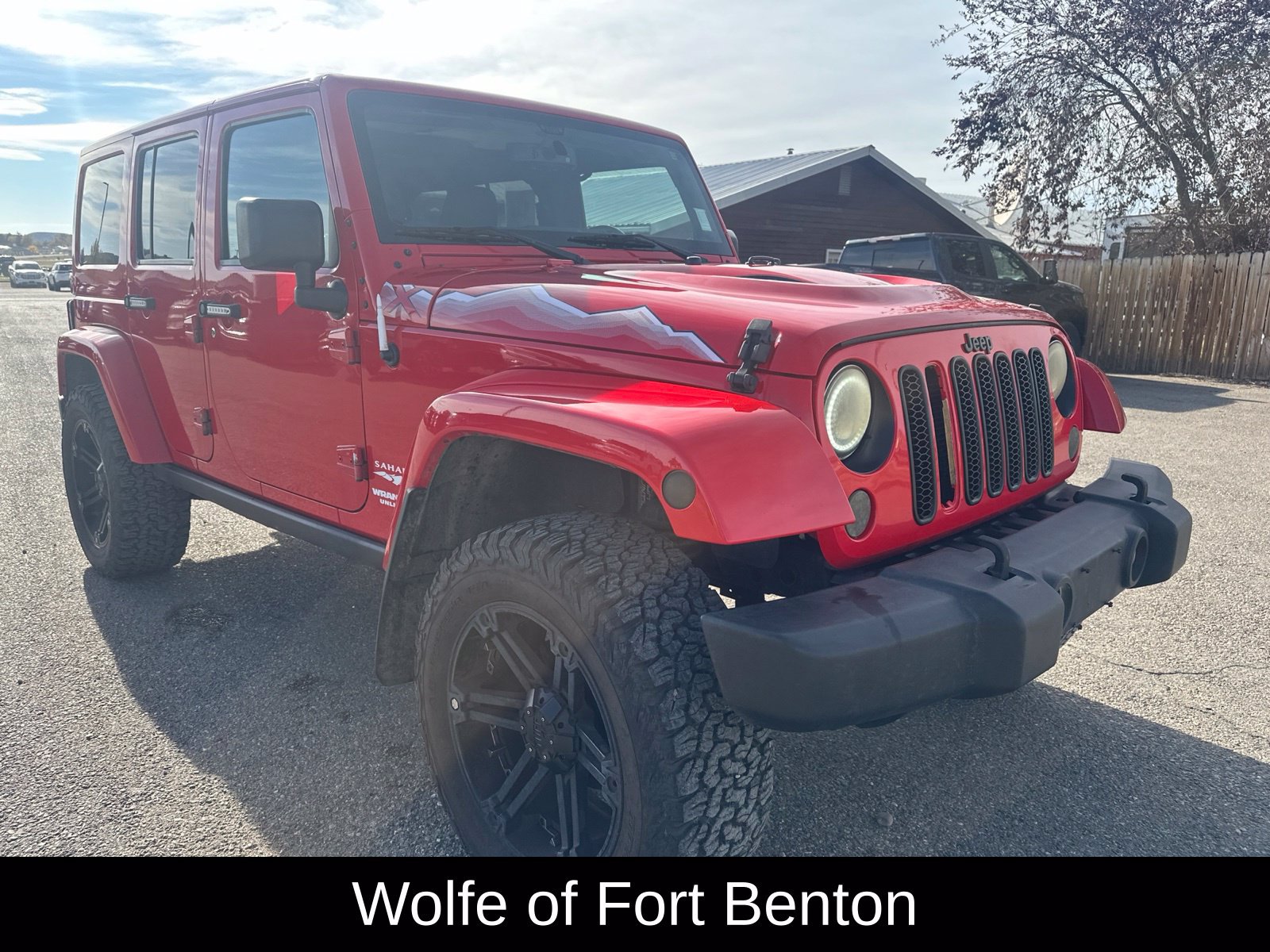 Used 2015 Jeep Wrangler Unlimited Sahara with VIN 1C4BJWEG2FL583421 for sale in Fort Benton, MT