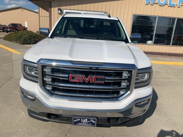 Used 2018 GMC Sierra 1500 SLT with VIN 3GTU2NEJ5JG604571 for sale in Lidgerwood, ND