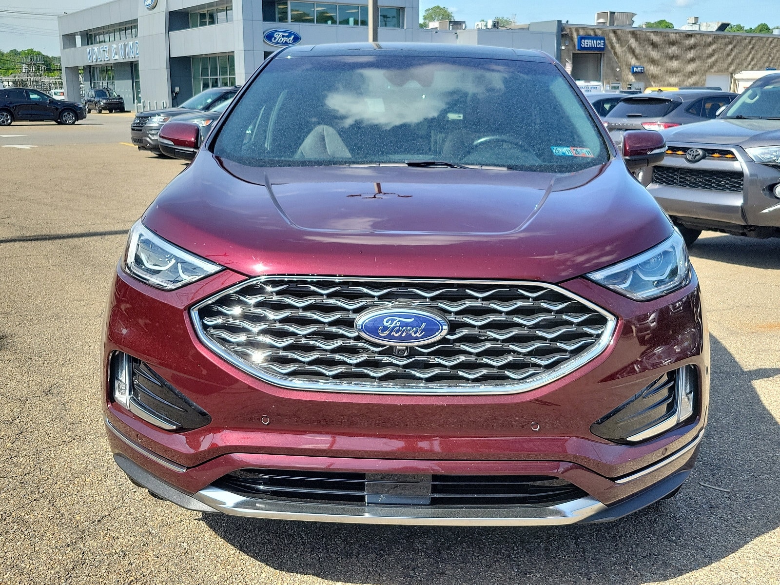 Certified 2020 Ford Edge Titanium with VIN 2FMPK4K91LBB08170 for sale in Heidelberg, PA