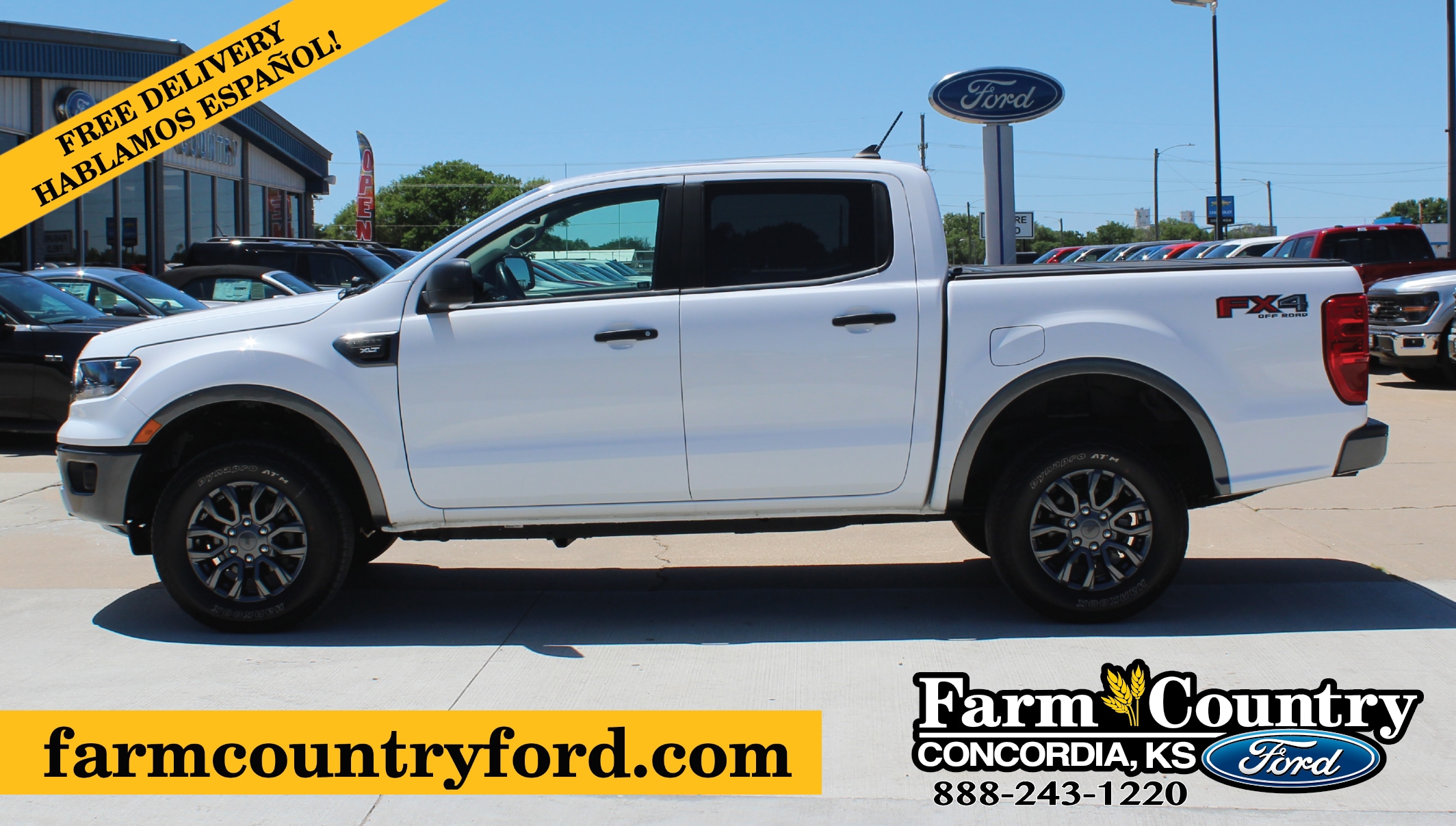 Used 2020 Ford Ranger XLT with VIN 1FTER4FH8LLA99010 for sale in Concordia, KS