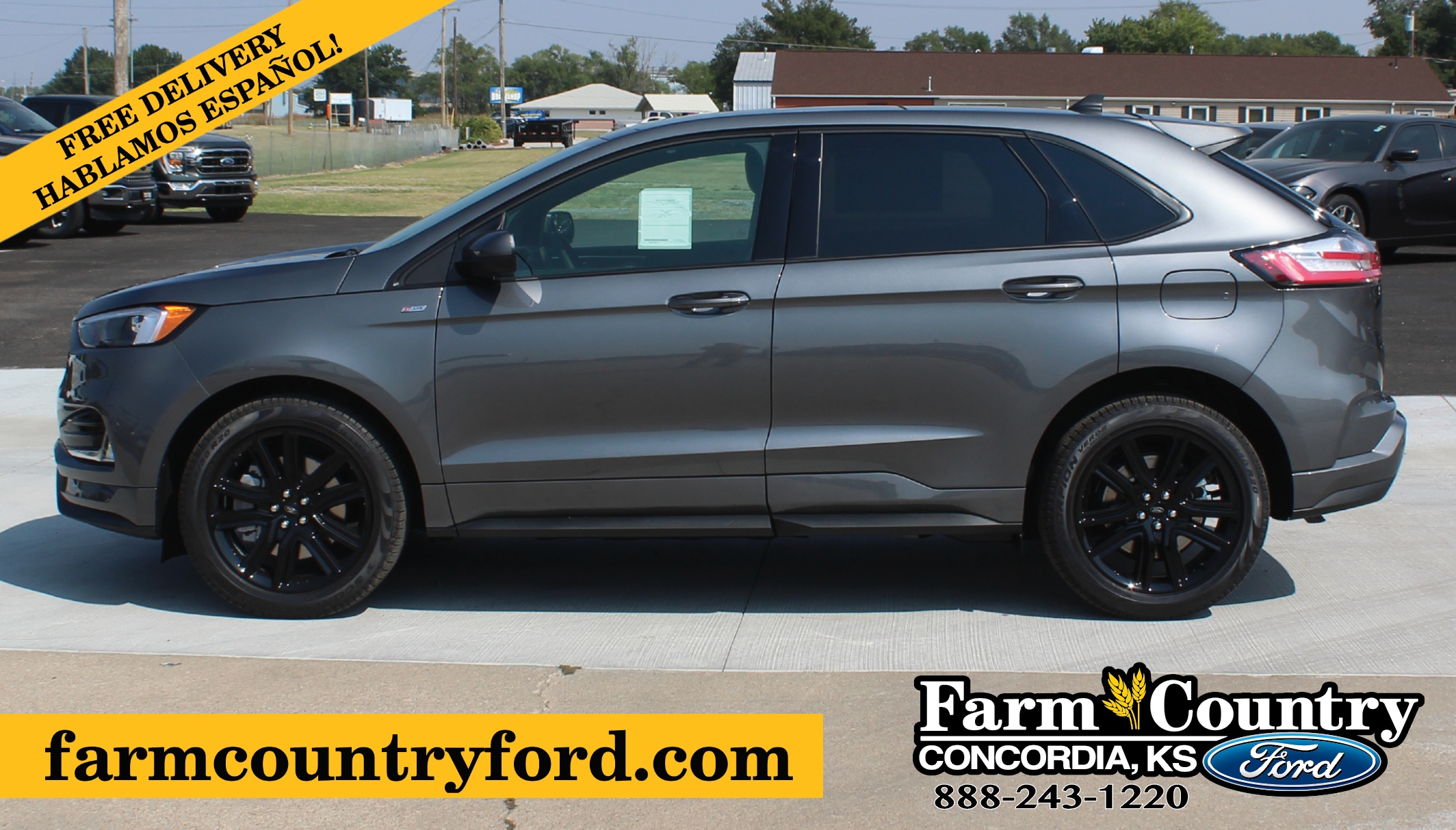 Used 2024 Ford Edge ST-Line with VIN 2FMPK4J93RBA11319 for sale in Concordia, KS