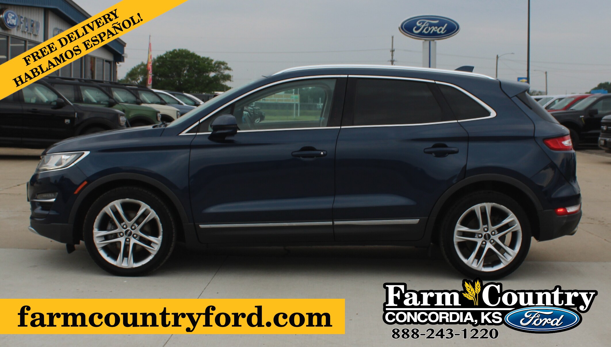 Used 2017 Lincoln MKC Reserve with VIN 5LMCJ3C93HUL69387 for sale in Concordia, KS