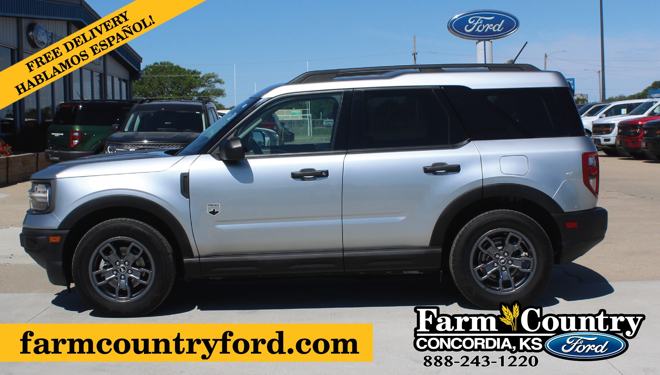 Used 2022 Ford Bronco Sport Big Bend with VIN 3FMCR9B66NRE05064 for sale in Concordia, KS