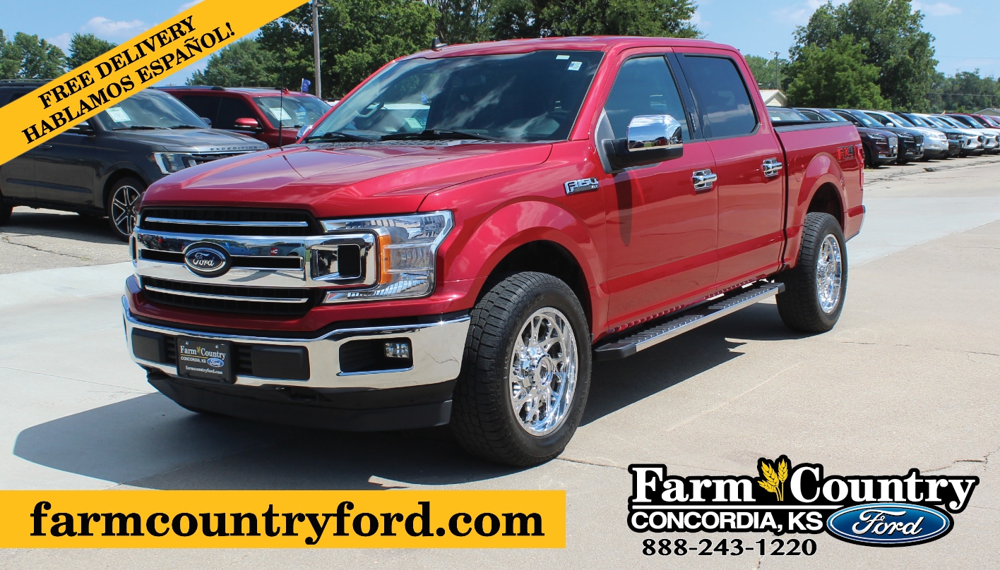 Ruby Red Metallic 2020 Ford F-150 Pickup Truck Four-Wheel Drive Automatic