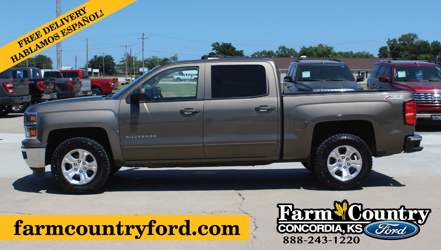Used 2015 Chevrolet Silverado 1500 LT with VIN 3GCUKREC6FG278957 for sale in Concordia, KS