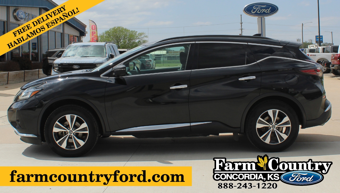 Used 2021 Nissan Murano SV with VIN 5N1AZ2BS0MC143101 for sale in Concordia, KS