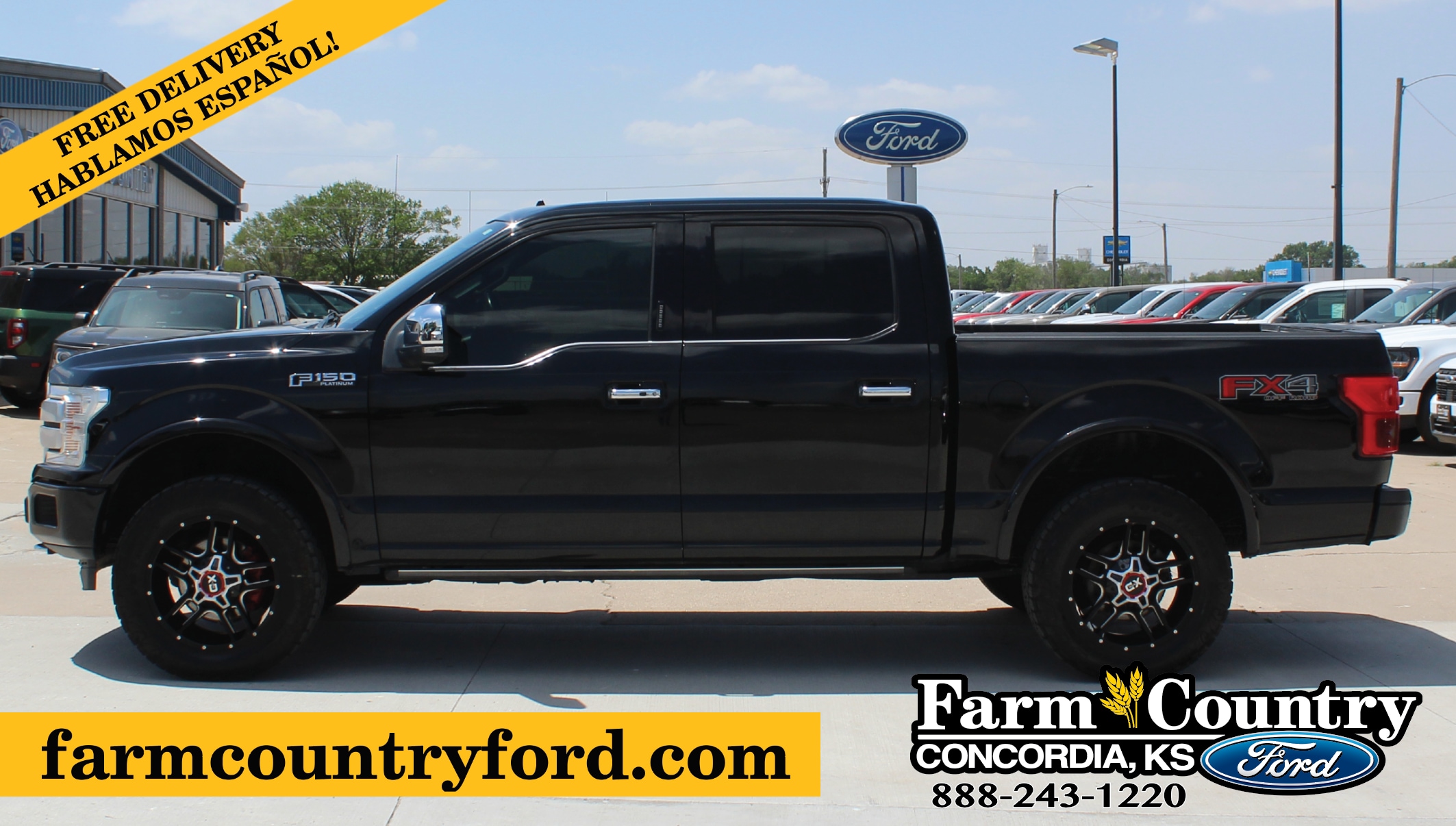 Used 2018 Ford F-150 Platinum with VIN 1FTEW1EG7JFC02378 for sale in Concordia, KS