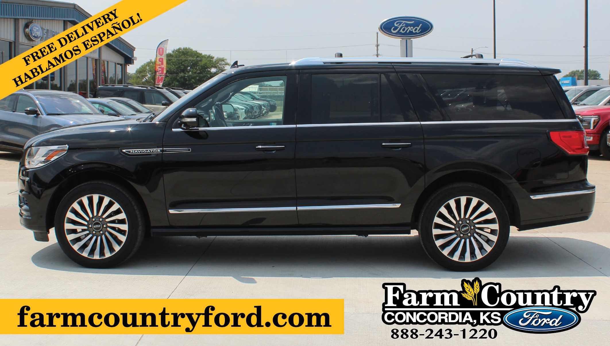 Used 2020 Lincoln Navigator Reserve L with VIN 5LMJJ3LT2LEL04150 for sale in Concordia, KS