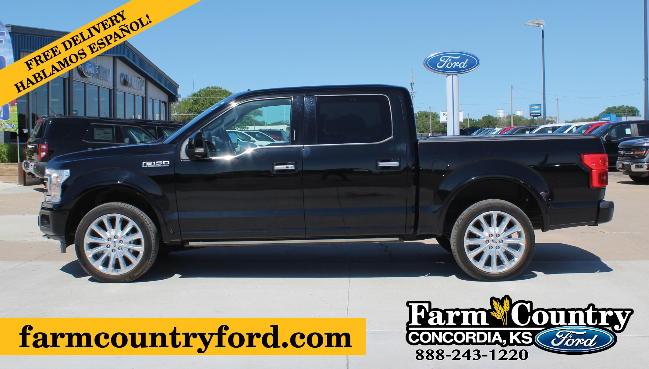 Used 2018 Ford F-150 Limited with VIN 1FTEW1EG6JFC63124 for sale in Concordia, KS