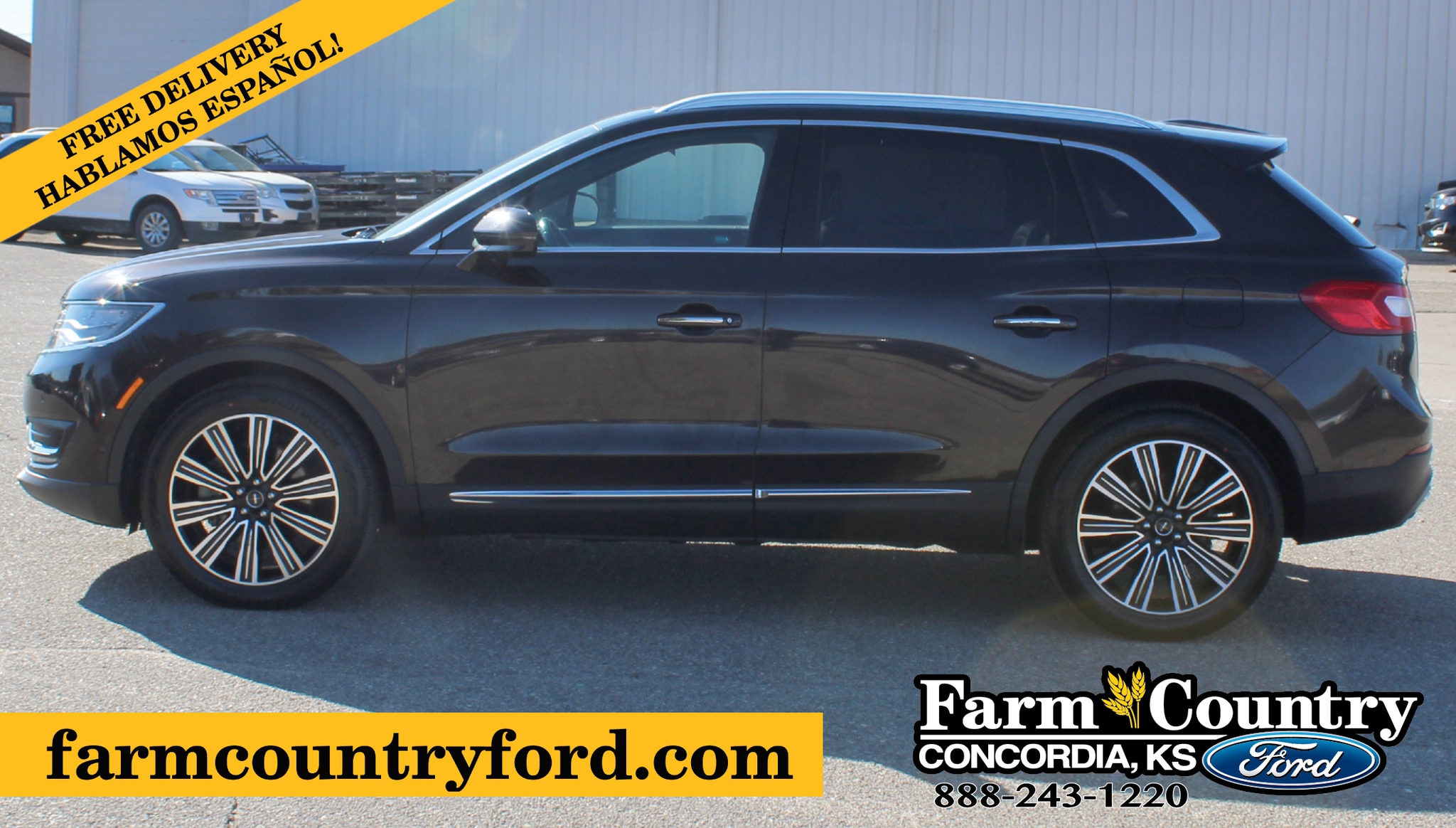 Used 2017 Lincoln MKX Black Label with VIN 2LMPJ9JR4HBL17044 for sale in Concordia, KS