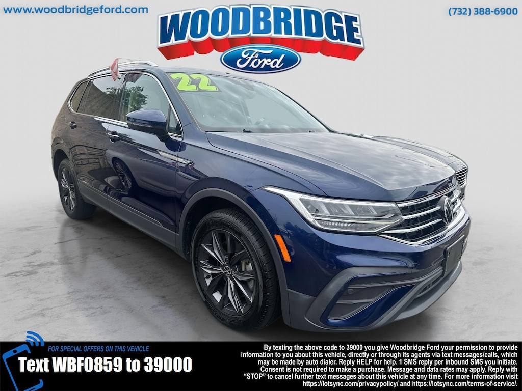 Used 2022 Volkswagen Tiguan 2.0T SE 4MOTION Sport Utility