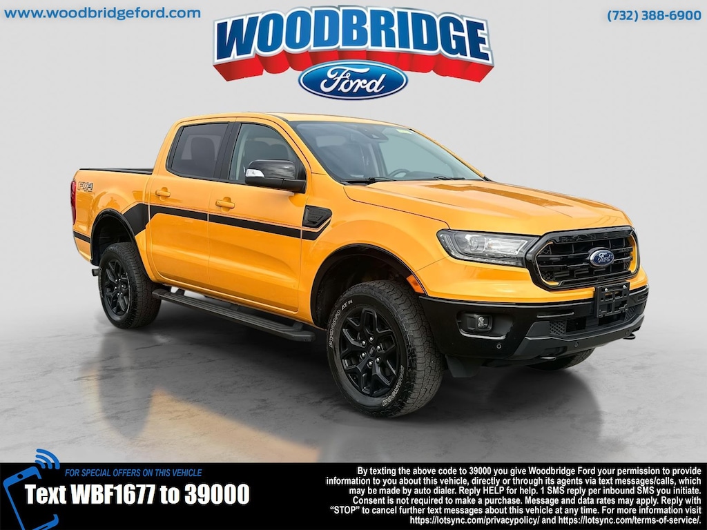 Used 2022 Ford Ranger LARIAT 4WD SuperCrew 5 Box Crew Cab Pickup