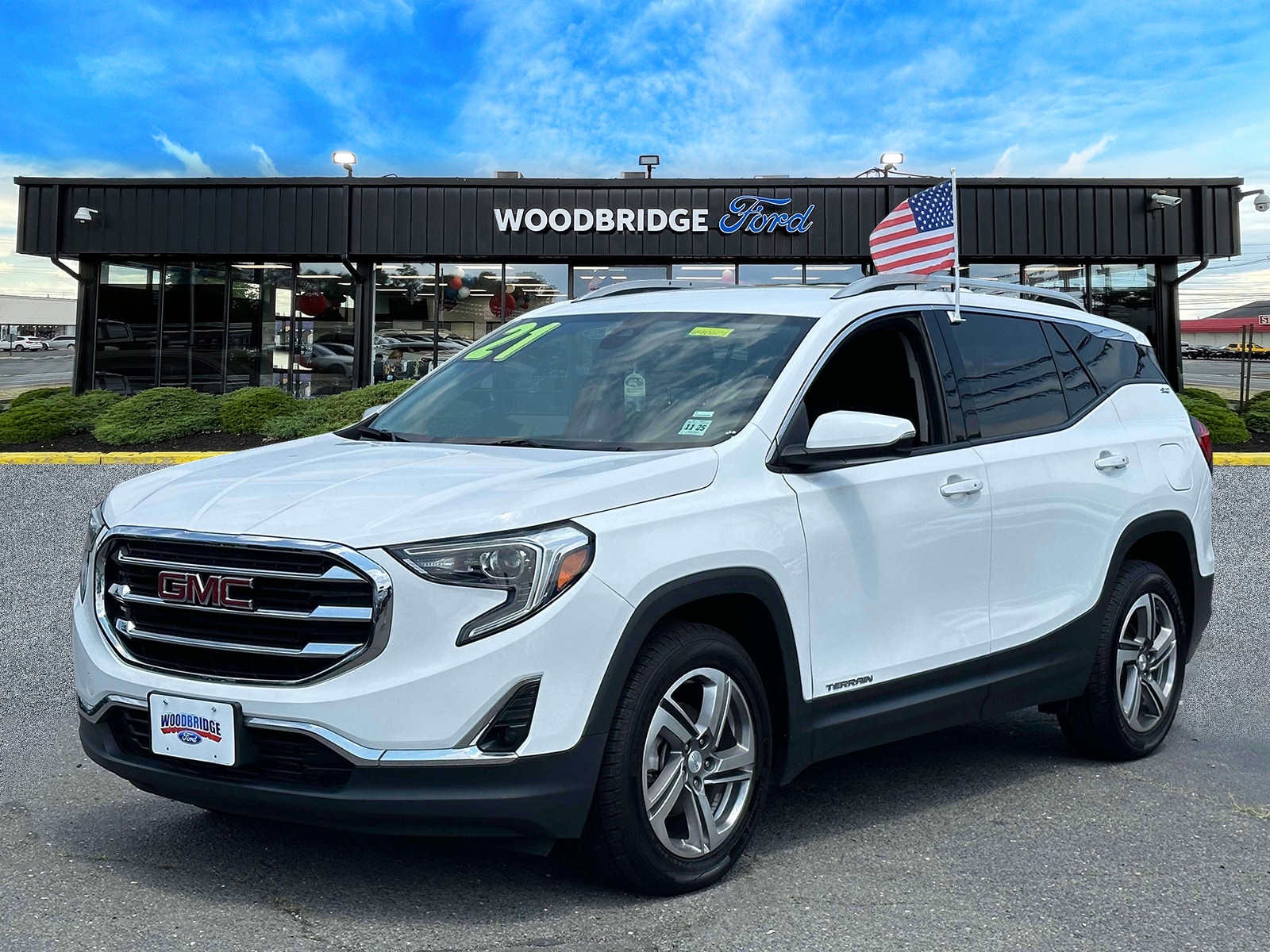 Used 2021 GMC Terrain SLT with VIN 3GKALVEV6ML309370 for sale in Iselin, NJ