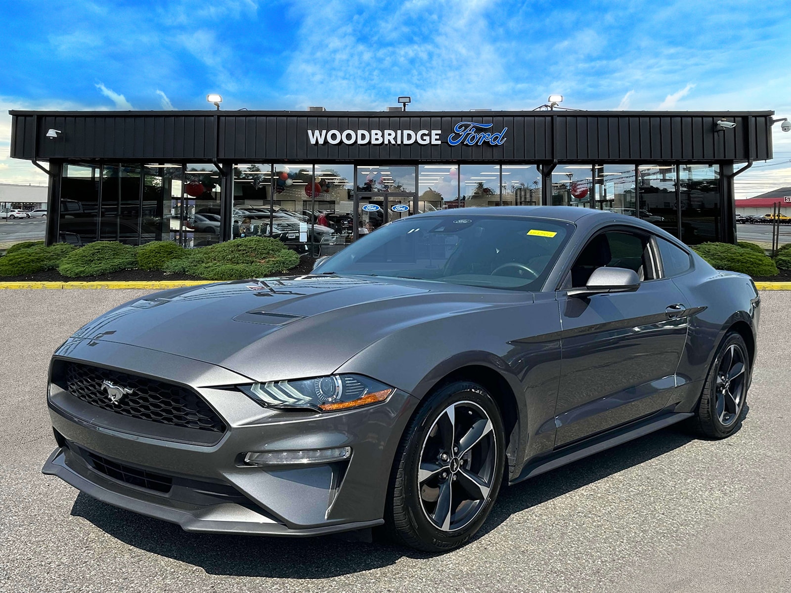 Used 2021 Ford Mustang EcoBoost with VIN 1FA6P8TH1M5127098 for sale in Iselin, NJ