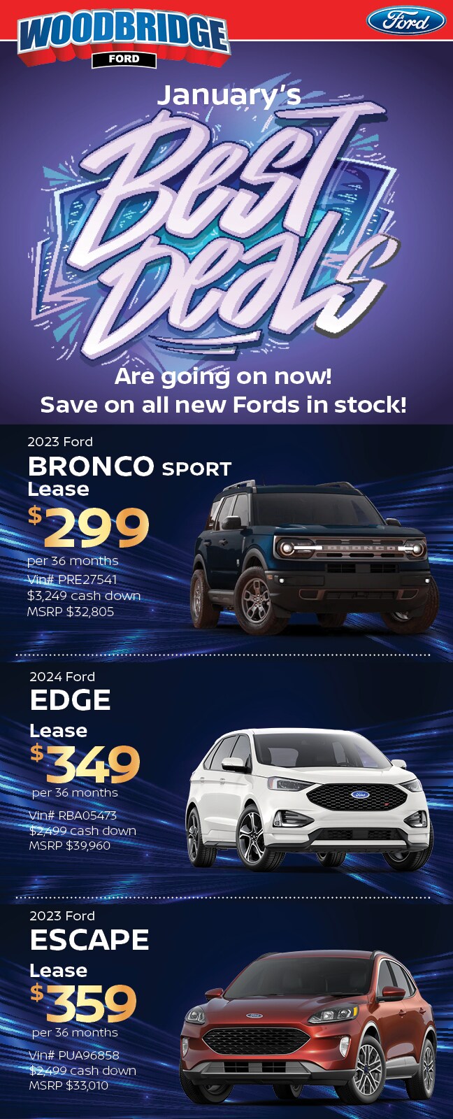 New Ford Specials in Woodbridge NJ Woodbridge Ford