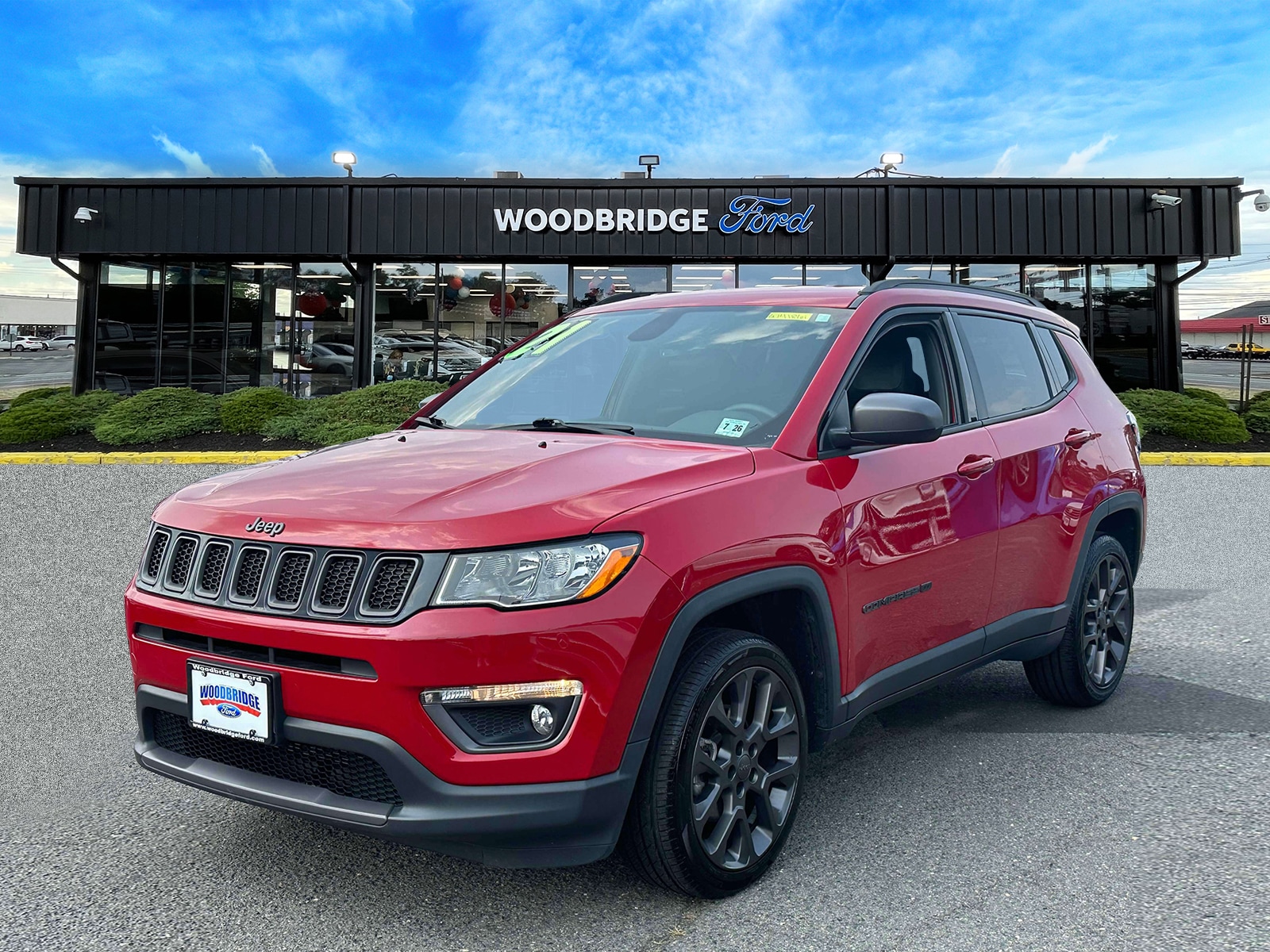 Used 2021 Jeep Compass 80th Spec. Edition with VIN 3C4NJDEB1MT557111 for sale in Iselin, NJ