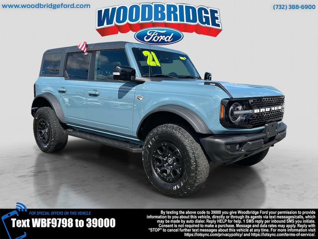 Used 2021 Ford Bronco Wildtrak Advanced 4x4 Sport Utility