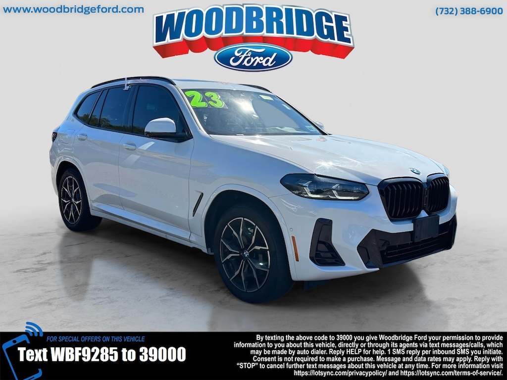 Used 2023 BMW X3 xDrive30i Sports Activity Vehicle Sport Utility