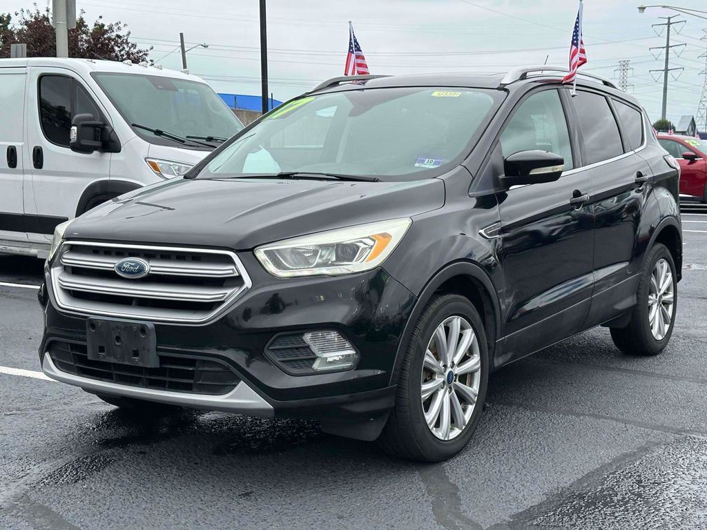 Used 2017 Ford Escape Titanium with VIN 1FMCU9JD0HUC60972 for sale in Woodbridge Township, NJ