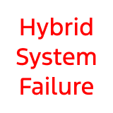 Ford Hybrid / Electric System Failure Light Symbol