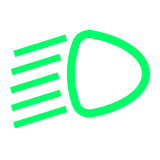 Ford Headlamps Light Symbol