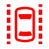 Ford Lane Keeping Aid (Red) Light Symbol
