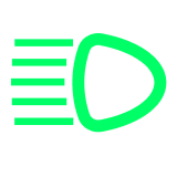 Ford Headlamps High Beam Light Symbol