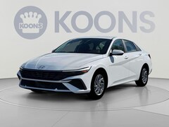 2026 Hyundai Elantra Hybrid Blue Sedan