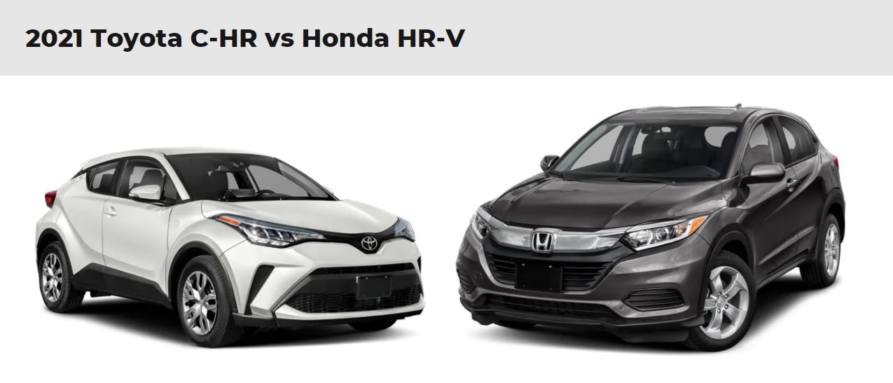 2021 Toyota C-HR vs Honda HR-V Woodbridge Toyota