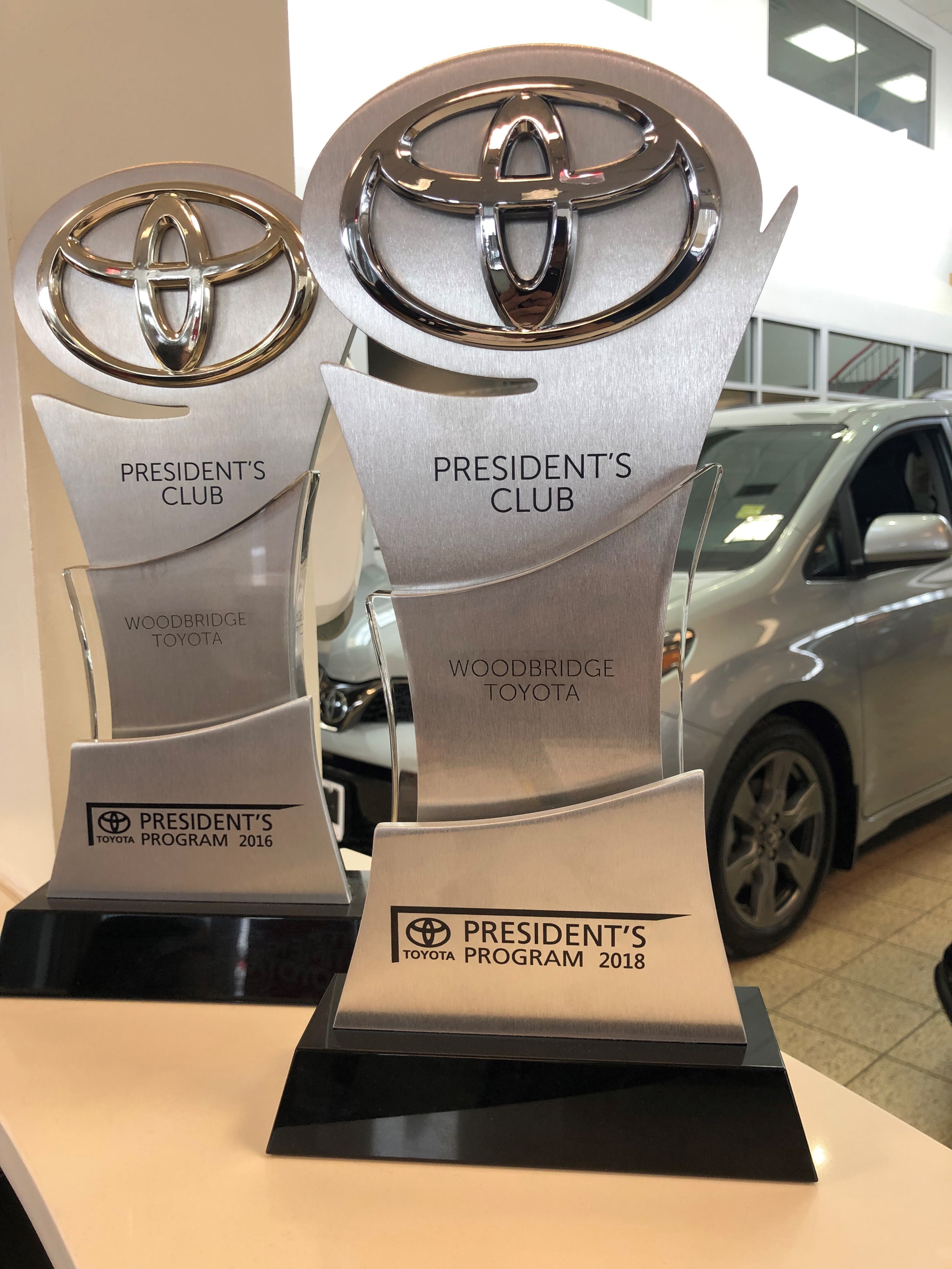 Woodbridge Toyota - President's Club Award