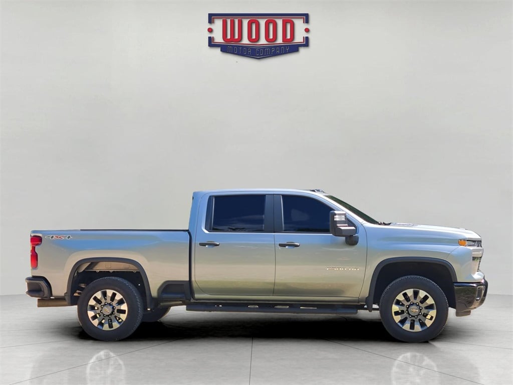 Used 2024 Chevrolet Silverado 2500HD Custom with VIN 2GC4YMEY8R1106648 for sale in Hurst, TX