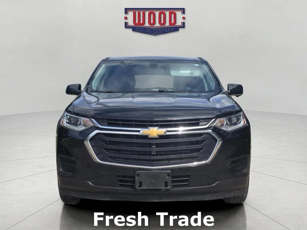 Used 2018 Chevrolet Traverse LS with VIN 1GNERFKW7JJ100938 for sale in Harrison, AR