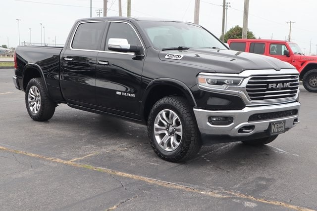 Used 2019 RAM Ram 1500 Pickup Longhorn with VIN 1C6SRFST6KN695347 for sale in Carthage, MO