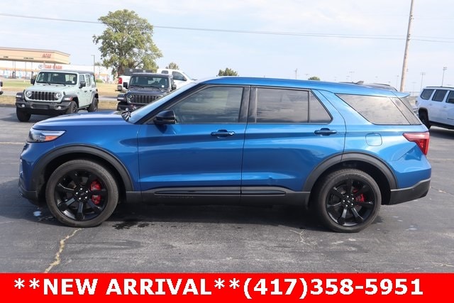 Used 2021 Ford Explorer ST with VIN 1FM5K8GC1MGB32112 for sale in Carthage, MO