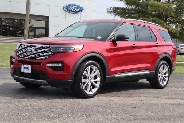 Used 2021 Ford Explorer Platinum with VIN 1FM5K8HC6MGB64021 for sale in Carthage, MO