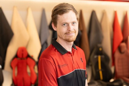 Staff member Logan Hammer from ID_581fab