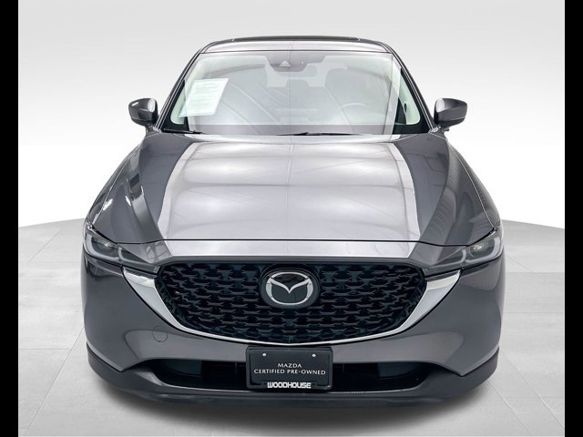 Certified 2022 Mazda CX-5 S Premium package with VIN JM3KFBDM7N1607795 for sale in Bellevue, NE