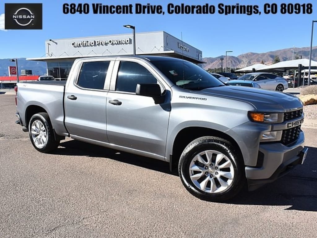 Used 2019 Chevrolet Silverado 1500 Custom Truck Crew Cab