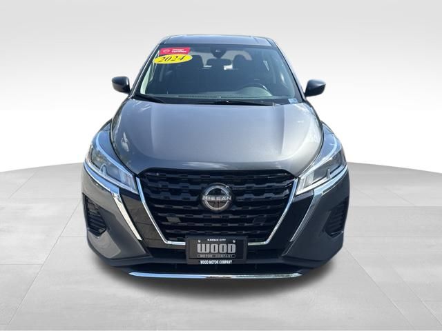 Certified 2024 Nissan Kicks S with VIN 3N1CP5BV9RL594265 for sale in Kansas City