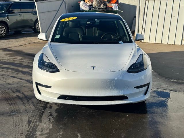 Used 2021 Tesla Model 3 Base with VIN 5YJ3E1EAXMF907416 for sale in Kansas City