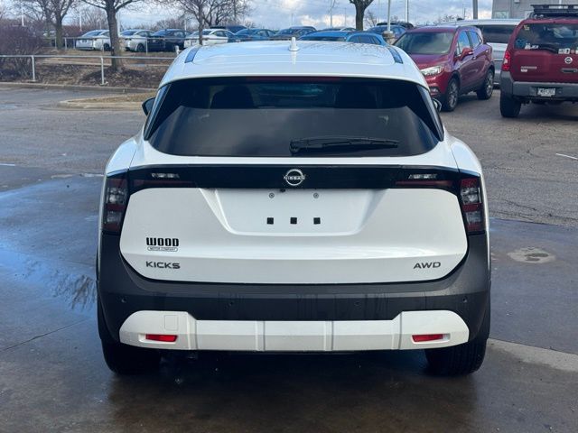 Certified 2025 Nissan Kicks SV AWD with VIN 3N8AP6CB6SL418105 for sale in Kansas City