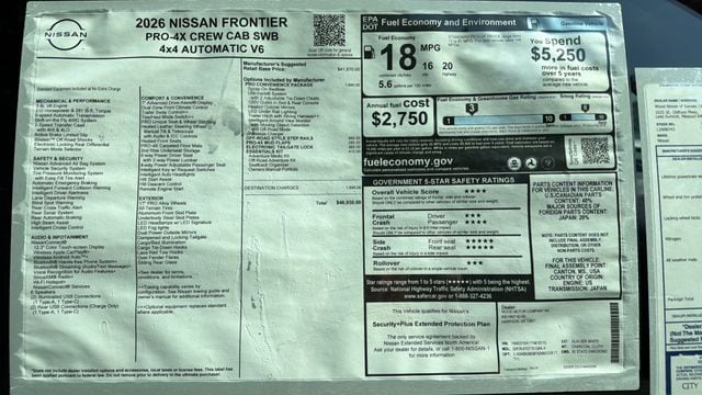 2026 Nissan Frontier PRO-4X - Photo 47