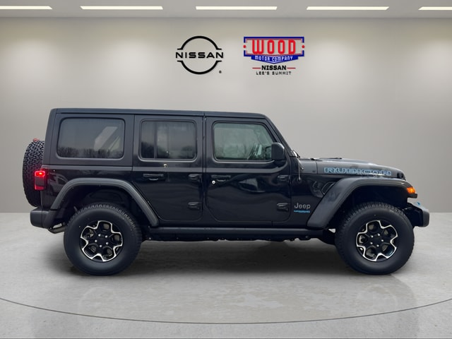Used 2022 Jeep Wrangler Unlimited Rubicon 4XE with VIN 1C4JJXR66NW162978 for sale in Kansas City