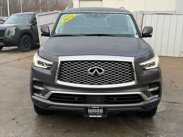 Used 2024 INFINITI QX80 Luxe 4WD with VIN JN8AZ2AE4R9328339 for sale in Kansas City