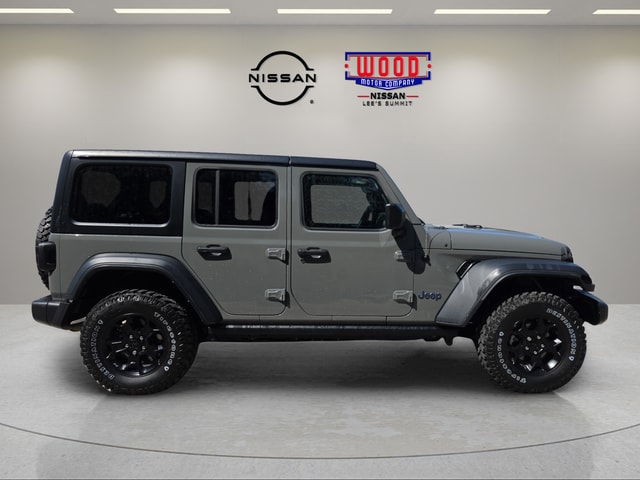 Used 2023 Jeep Wrangler 4xe Willys 4XE with VIN 1C4JJXN62PW685049 for sale in Kansas City