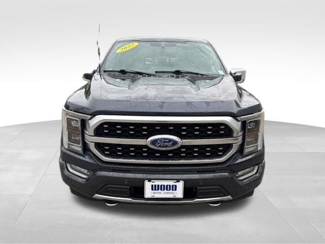 Used 2022 Ford F-150 Platinum with VIN 1FTFW1ED1NFA14231 for sale in Hurst, TX