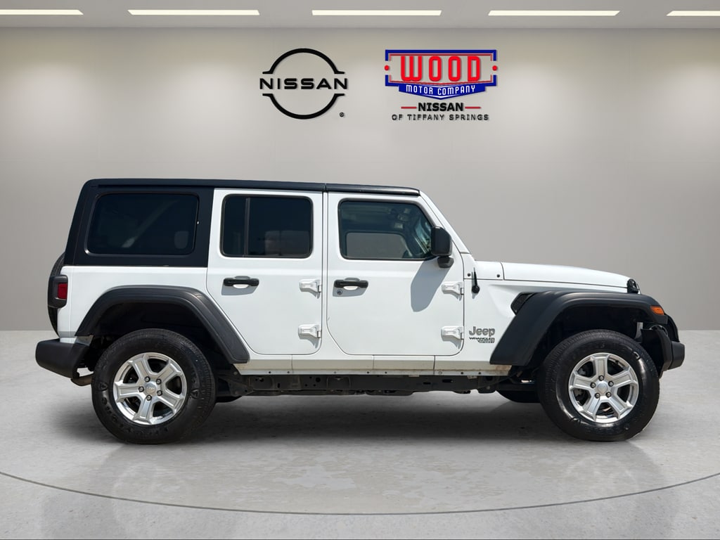 Used 2020 Jeep Wrangler Unlimited Sport S with VIN 1C4HJXDN7LW257592 for sale in Kansas City