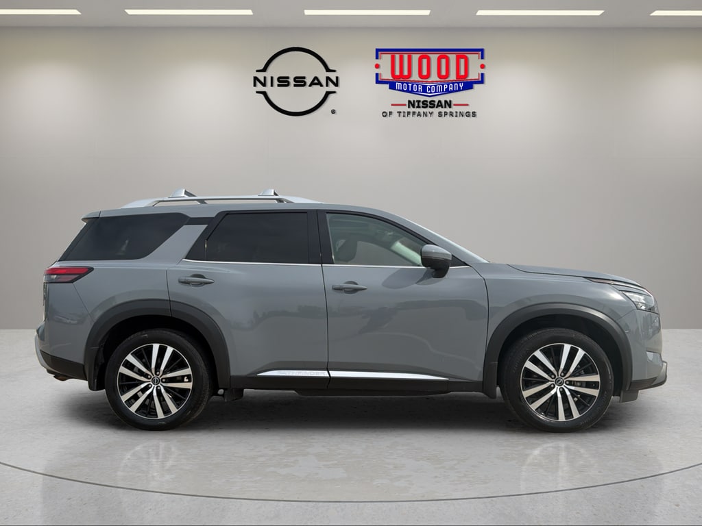 Certified 2025 Nissan Pathfinder Platinum with VIN 5N1DR3DJ9SC261488 for sale in Kansas City